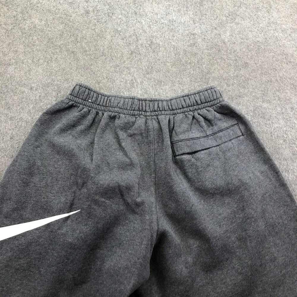 Nike Shorts Mens Small Gray Fleece Sweat 9 Inch Athletic Gym Pockets Casual